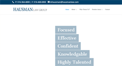 Desktop Screenshot of hausmanlaw.com